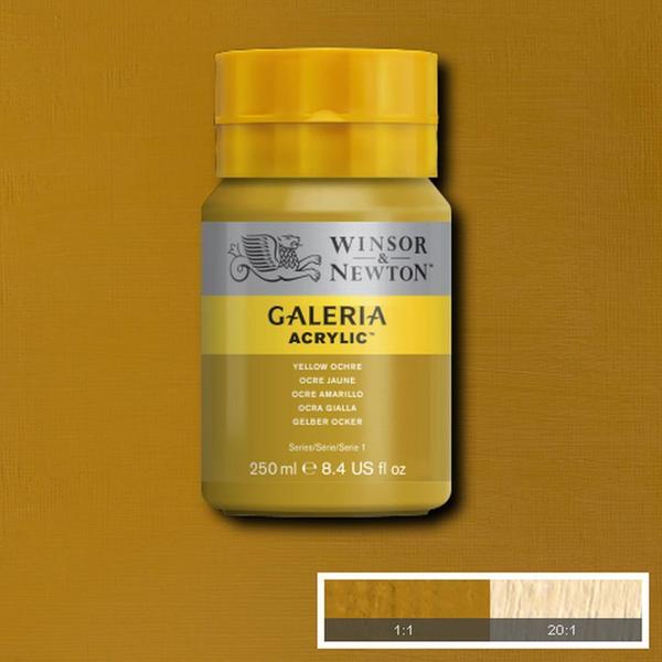 Imagem de Tinta Acrílica Galeria Winsor Newton 250ml 744 Yellow Ochre