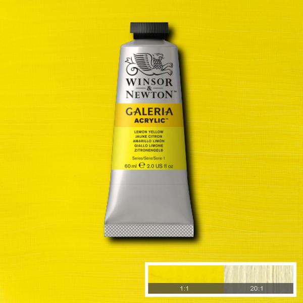 Imagem de Tinta Acrílica Galeria Winsor & Newton 60ml 346 Lemon Yellow