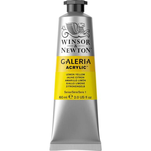 Imagem de Tinta Acrílica Galeria Winsor & Newton 60ml 346 Lemon Yellow