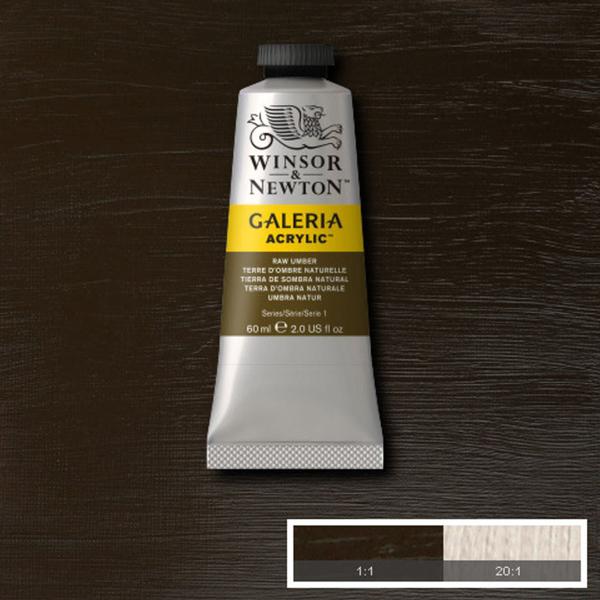 Imagem de Tinta Acrílica Galeria Winsor & Newton 60ml 554 Raw Umber