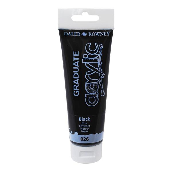 Imagem de Tinta Acrilica Graduate 026 Black 120Ml