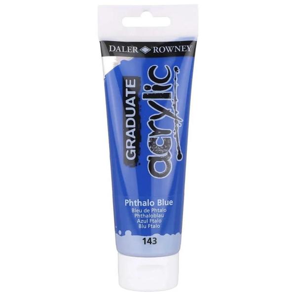 Imagem de Tinta Acrílica Graduate 120ml Azul Ftalo 143 Daler Rowney