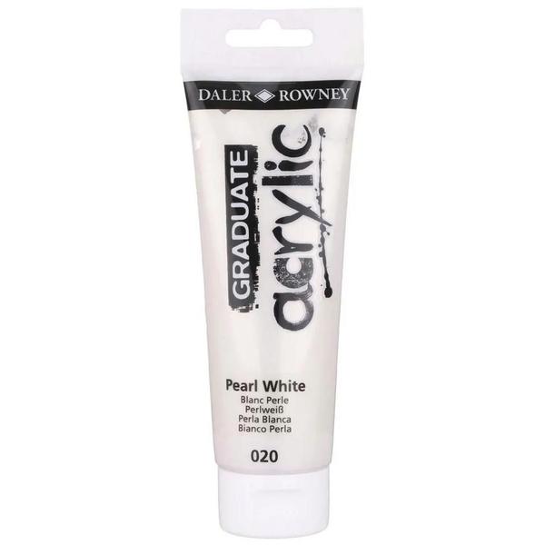 Imagem de Tinta Acrílica Graduate 120ml Branco Perola 020 Daler Rowney