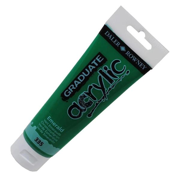 Imagem de Tinta Acrilica Graduate 120ml Emerald 335 Daler Rowney