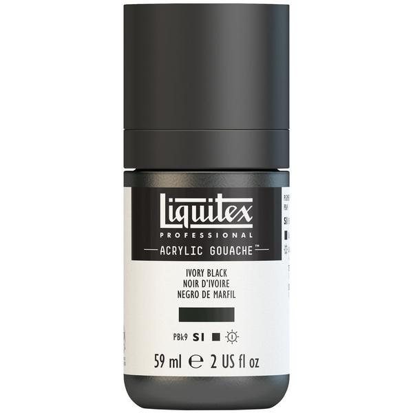 Imagem de Tinta Acrílica Guache Liquitex 59ml S1 244 Ivory Black