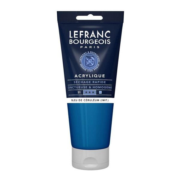 Imagem de Tinta Acrílica Lefranc & Bourgeois 200ml 065 Cerulean Blue Hue