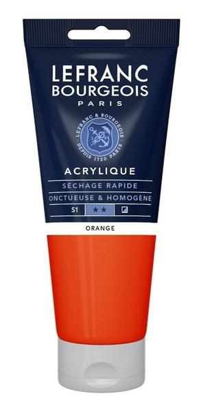 Imagem de Tinta Acrílica Lefranc & Bourgeois 200ml 201 Orange