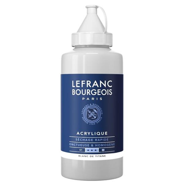 Imagem de Tinta Acrílica Lefranc & Bourgeois 750ml Branco Titânio