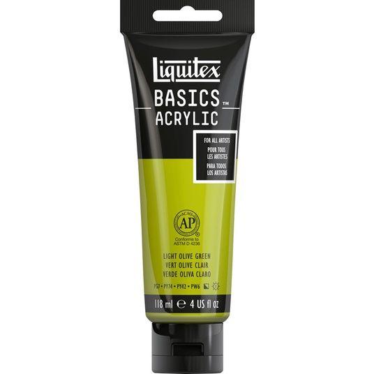 Imagem de Tinta Acrílica Light Olive Green Liquitex Basics 118ml 218