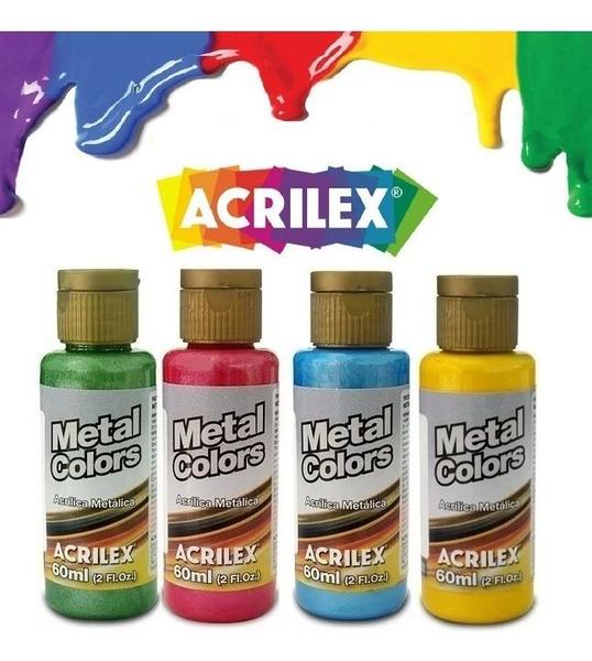 Imagem de Tinta Acrílica LILÁS 528 Metal Colors 60ml - ACRILEX