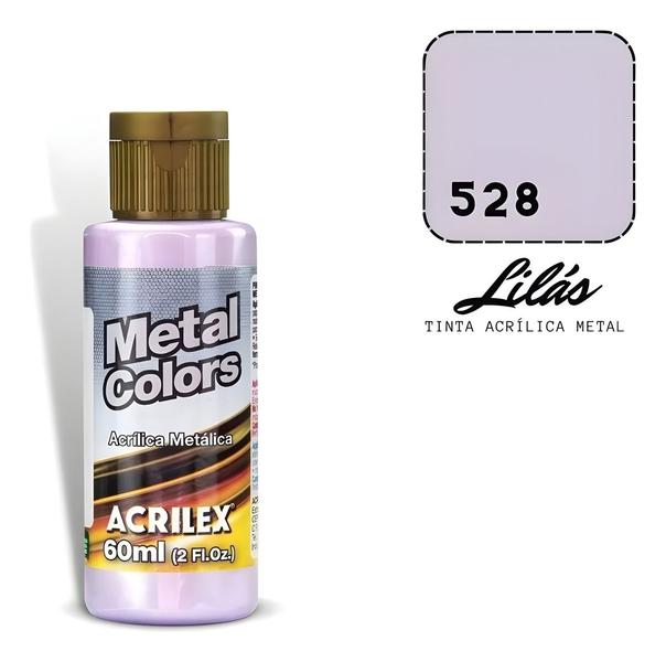 Imagem de Tinta Acrílica LILÁS 528 Metal Colors 60ml - ACRILEX