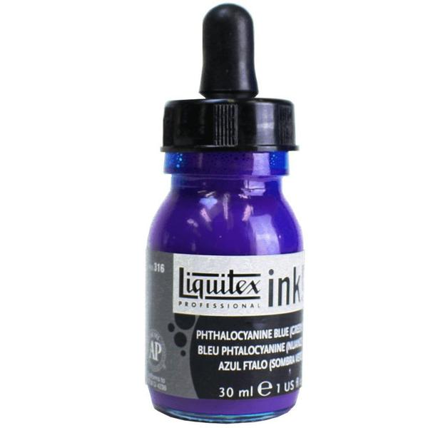 Imagem de Tinta Acrílica Liquida Ink 30ml Phthalo Blue Green Shade 316