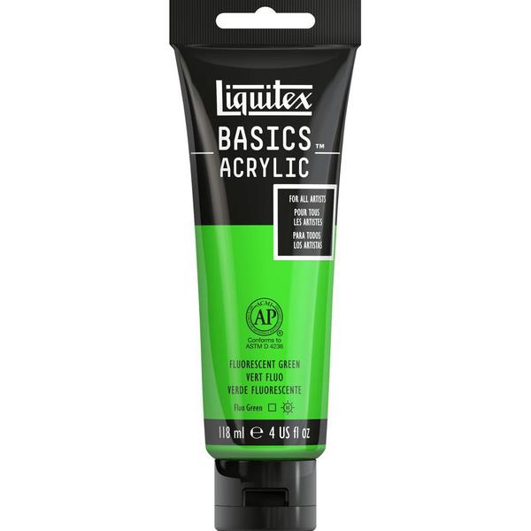 Imagem de Tinta Acrílica Liquitex Basics 118ml 985 Flourescent Green