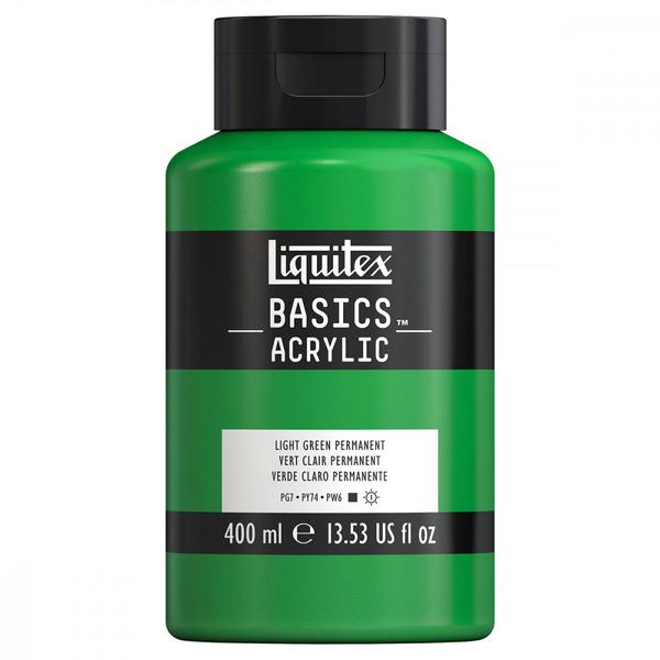 Imagem de Tinta Acrílica Liquitex Basics 400ml 718 Light Green Permanent