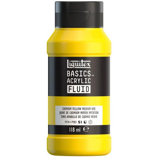 Imagem de Tinta Acrílica Liquitex Fluid 118ml Cad Yellow Medium Hue