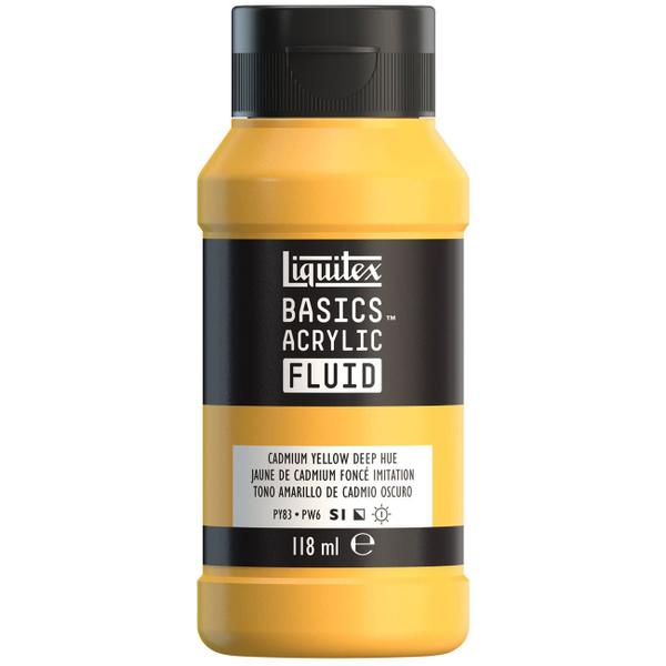 Imagem de Tinta Acrílica Liquitex Fluid 118ml Cadmium Yellow Deep Hue