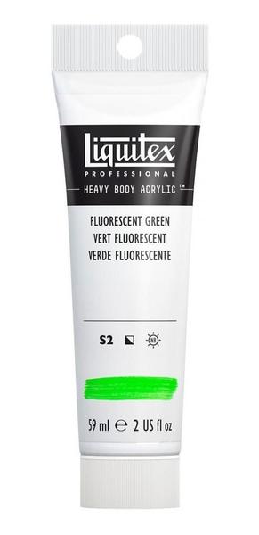 Imagem de Tinta Acrílica Liquitex Fluorescent Green Heavy Body 985 59m