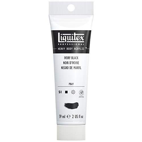 Imagem de Tinta Acrílica Liquitex Heavy Body 244 Ivory Black 59ml