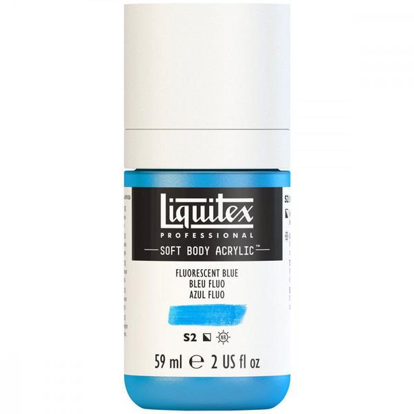 Imagem de Tinta Acrílica Liquitex Soft Body 59ml S2 Fluorescent Blue