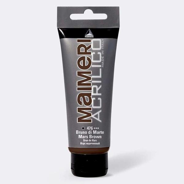 Tinta Acrílica Maimeri Acrilico 200ml Cor Castanho Marte 476 Imagem de Tinta Acrílica Maimeri Acrilico 200ml Cor Castanho Marte 476