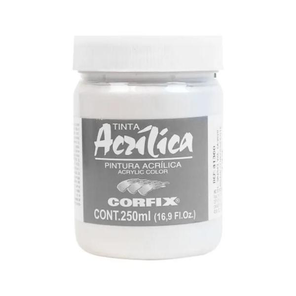 Imagem de Tinta Acrílica Metinta 250ml 146 Branco Iridescente Corfix