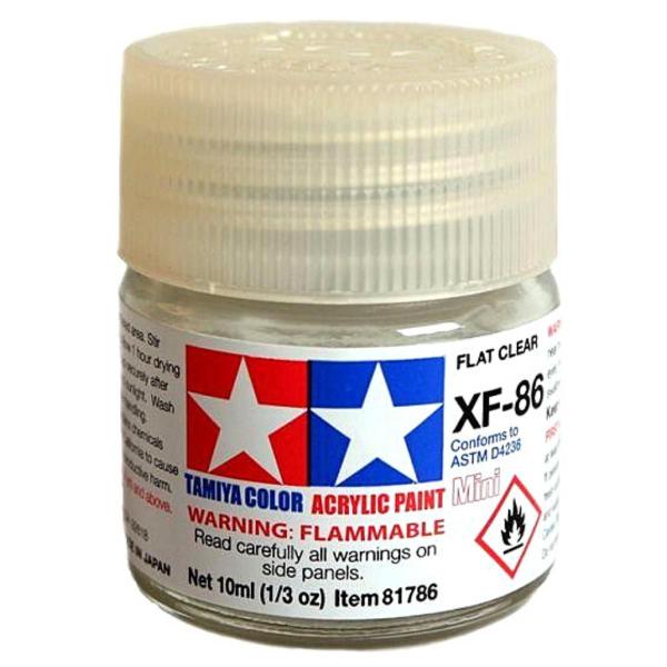 Imagem de Tinta Acrílica Mini Xf-86 Verniz Opaco 10 Ml Tamiya 81786