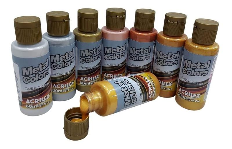 Imagem de Tinta Acrílica OURO 532 Metal Colors 60ml - ACRILEX