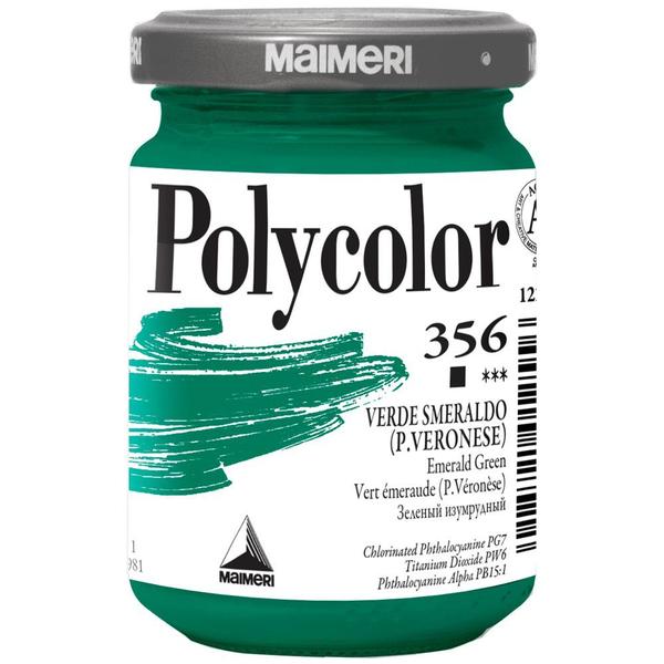 Tinta Acrílica Polycolor Maimeri 140ml 356 Emerald Green Imagem de Tinta Acrílica Polycolor Maimeri 140ml 356 Emerald Green