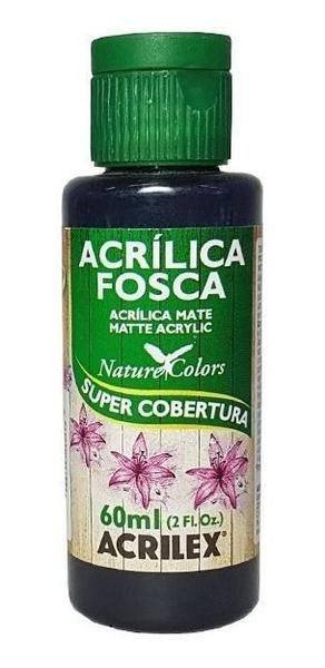 Imagem de Tinta Acrílica PRETO Fosca Acrilex Artesanato (60 Ml)