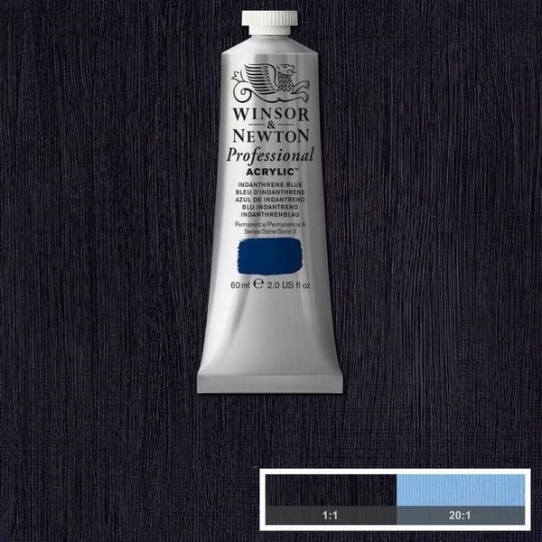 Imagem de Tinta Acrílica Professional Winsor 60ml 321 Indanthrene Blue