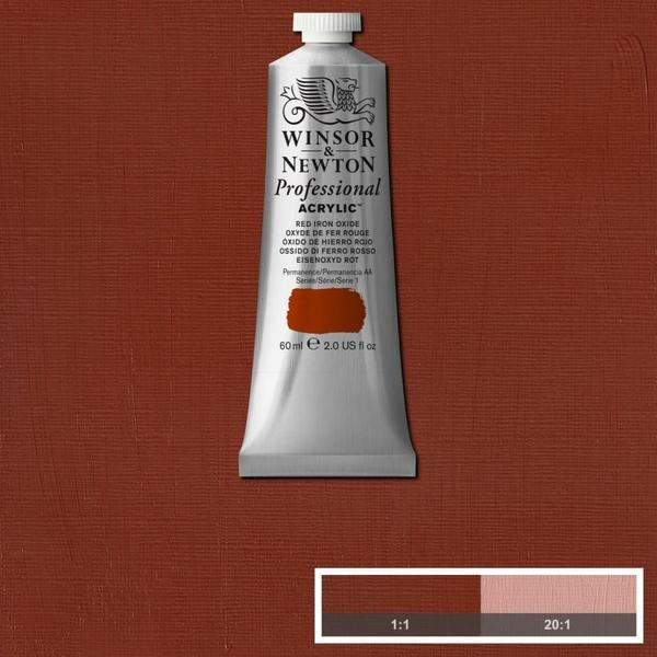 Imagem de Tinta Acrílica Professional Winsor 60ml 560 Red Iron Oxide