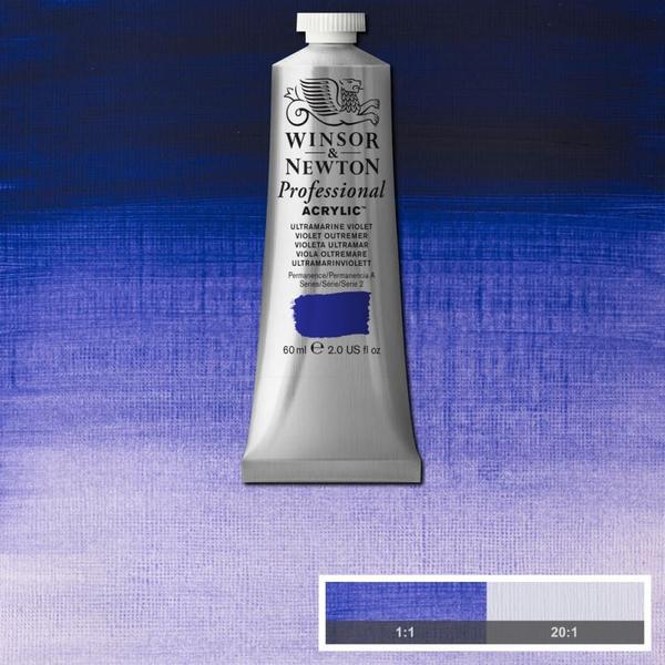 Imagem de Tinta Acrílica Professional Winsor 60ml 672 Ultramar Violet