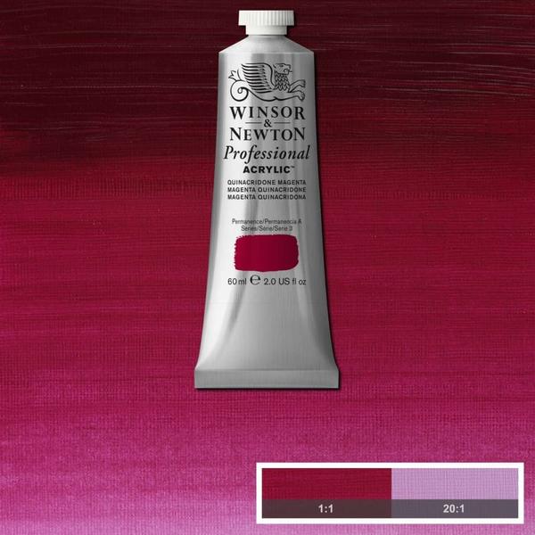 Imagem de Tinta Acrílica Professional Winsor 60ml Quinacridone Magenta