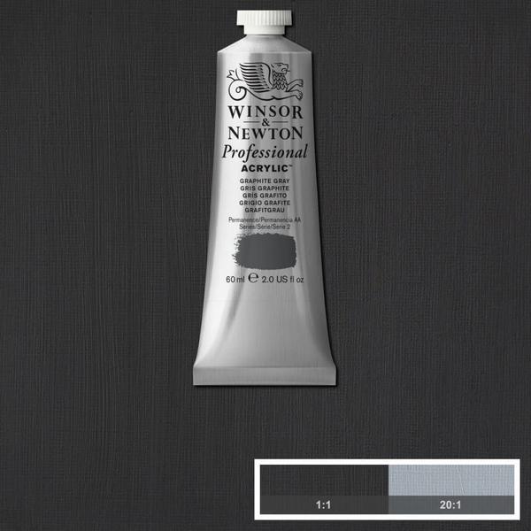 Imagem de Tinta Acrílica Professional Winsor 60ml S2 292 Graphite Grey