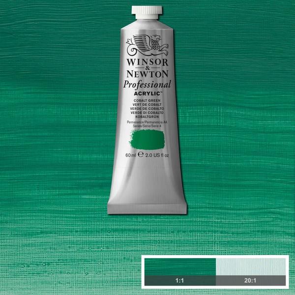 Imagem de Tinta Acrílica Professional Winsor 60ml S4 184 Cobalt Green