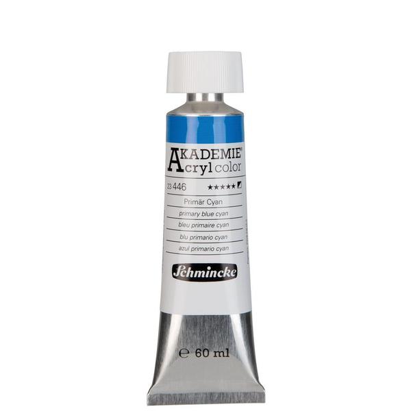 Imagem de Tinta Acrílica Schmincke Akademie 60ml 446 Primary Blue Cyan