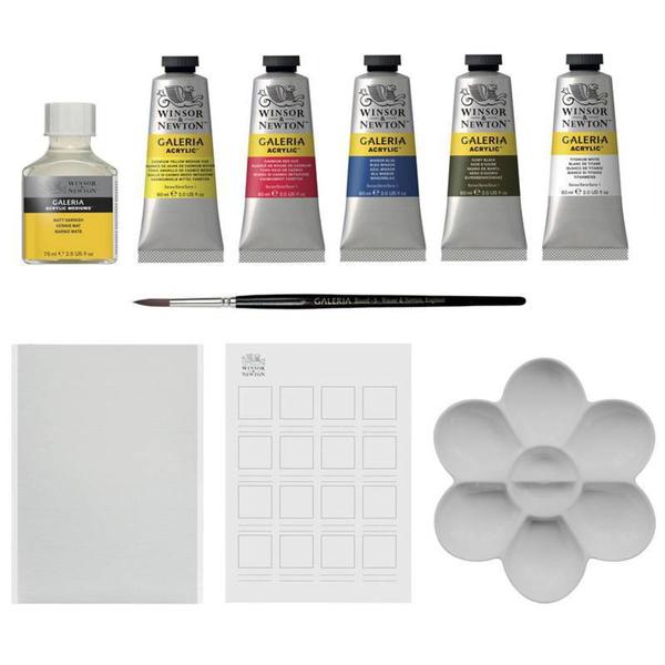 Imagem de Tinta Acrílica Winsor & Newton Gift Collection + Acessorios