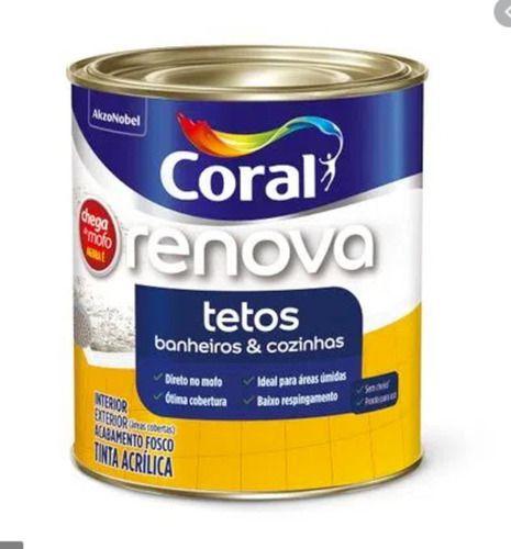 Imagem de Tinta Antimofo Chega De Mofo Tetos Branco 900ml Coral Acril