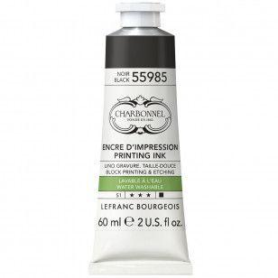 Imagem de Tinta Aqua Wash Charbonnel 60ml Black 55985