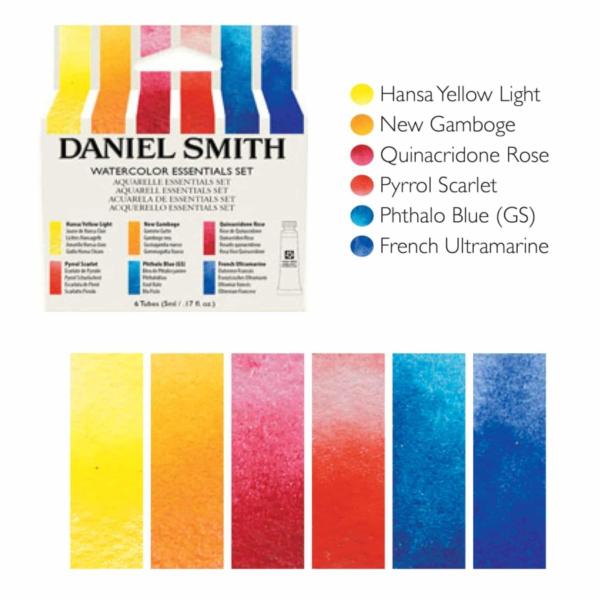 Imagem de Tinta Aquarela Daniel Smith Essentials Introductory 6 Tubos de 5ml