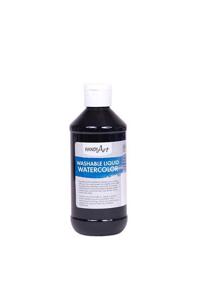 Imagem de Tinta aquarela Handy Art, líquido lavável, 240 ml, preto