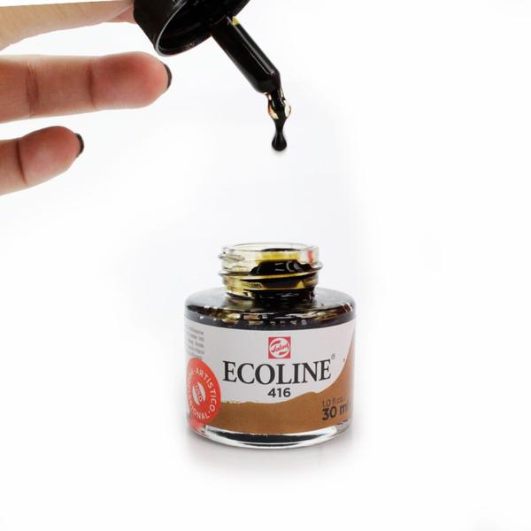 Imagem de Tinta Aquarela Liquida Talens Ecoline Branca 30ml White 100