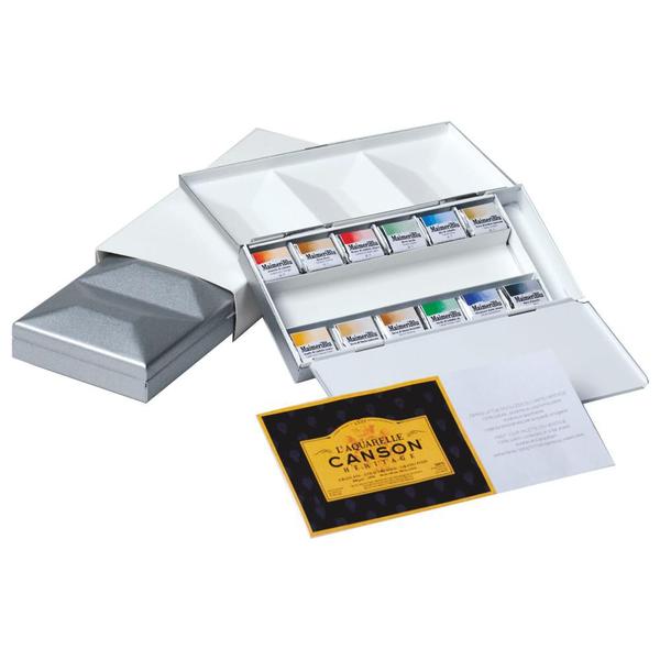 Imagem de Tinta Aquarela Maimeri Blu Metal Box 12 Cores