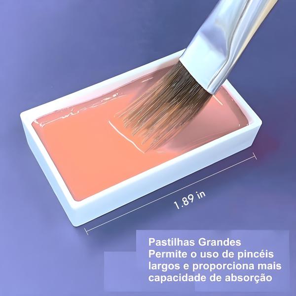 Tinta Aquarela Pastilha Gansai Tambi Kuretake Escolha a Cor Imagem de Tinta Aquarela Pastilha Gansai Tambi Kuretake Escolha a Cor