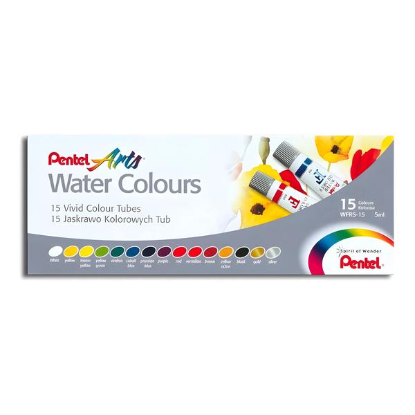 Imagem de Tinta Aquarela Pentel Caixa com 15 Cores