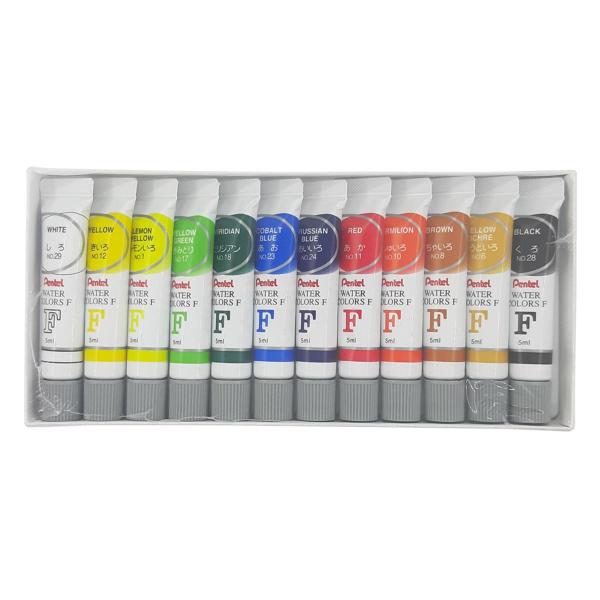 Imagem de Tinta Aquarela PENTEL WFRS-12 tubos de 5ml