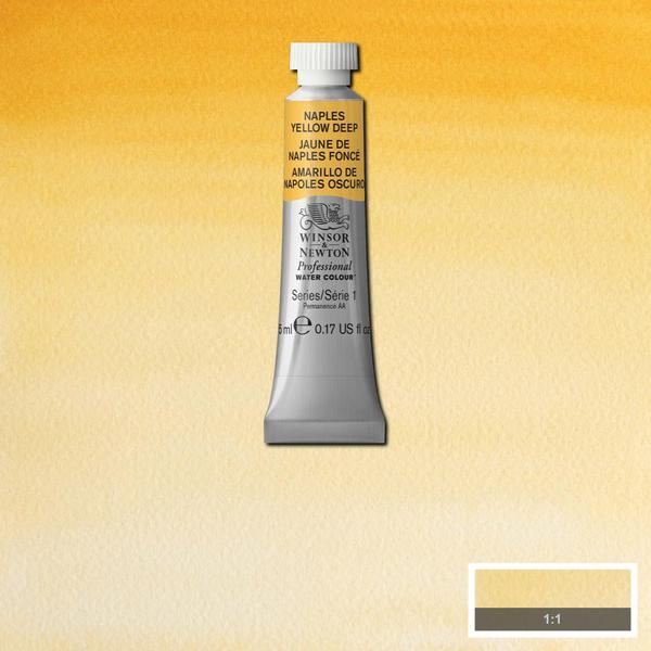 Imagem de Tinta Aquarela Profissional Winsor 5ml Naples Yellow Deep