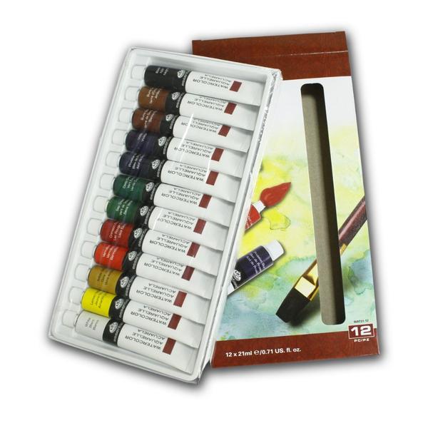 Imagem de Tinta Aquarela Royal & Langnickel com 12 Unidades 21ml - Wat21-12