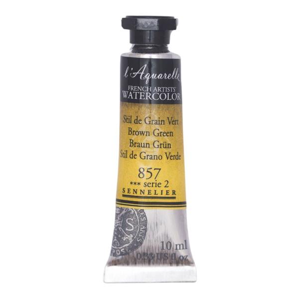 Imagem de Tinta Aquarela Sennelier L'Aquarelle 10ml S2 857 Brown Green