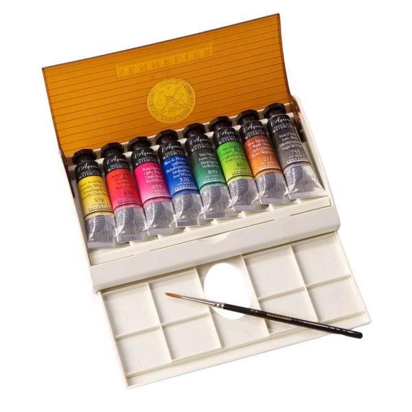 Tinta Aquarela Sennelier L'Aquarelle Extra Fine 08 Cores Imagem de Tinta Aquarela Sennelier L'Aquarelle Extra Fine 08 Cores